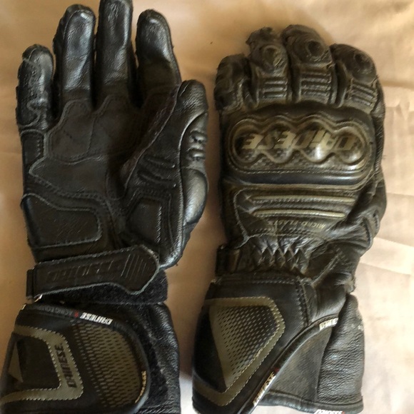 Leather motorcycle gloves - Picture 2 of 8